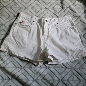 Vintage Light Tan Khaki Mudd 90s Y2K Short Shorts Size 11